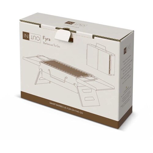 InSideOut Draagbare BBQ Fyra zwart