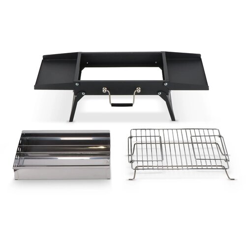 InSideOut Draagbare BBQ Fyra zwart