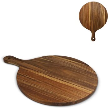 InSideOut Houten serveer plank rond, 31.5cm hout InSideOut Houten serveer plank rond, 31.5cm hout