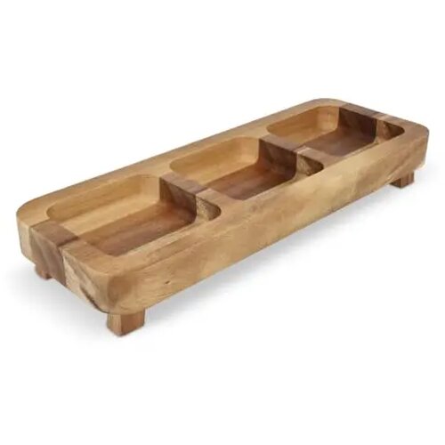 InSideOut Houten snack tafeltje, 35cm hout