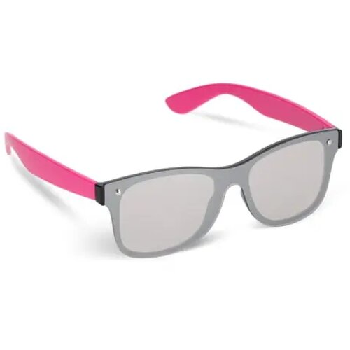 Justin R-PC zonnebril met spiegel uni-lens UV400 roze