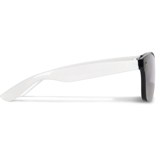 Justin R-PC zonnebril met spiegel uni-lens UV400 wit