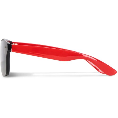 Justin R-PC zonnebril met spiegel uni-lens UV400 rood