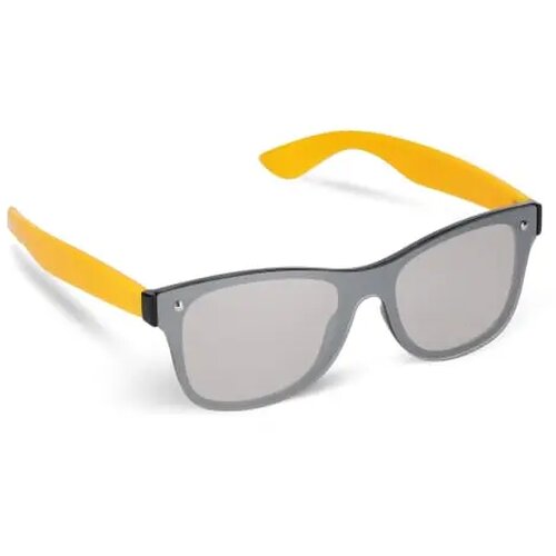 Justin R-PC zonnebril met spiegel uni-lens UV400 geel