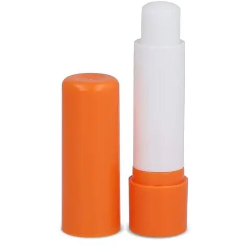 Klassieke lippenbalsemstick gerecycled materiaal oranje