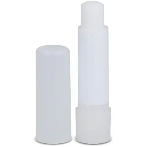 Klassieke lippenbalsemstick gerecycled materiaal ecru / wit