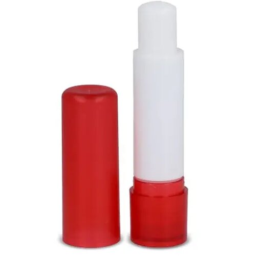 Klassieke lippenbalsemstick gerecycled materiaal ecru / rood
