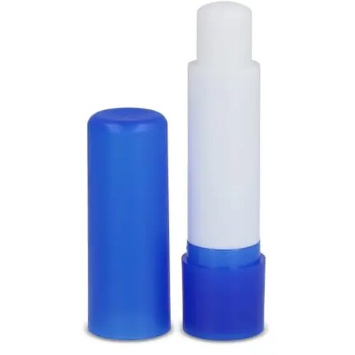 Klassieke lippenbalsemstick gerecycled materiaal ecru / blauw
