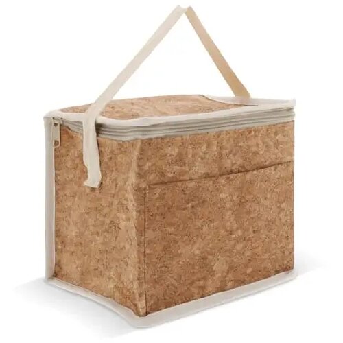 Koeltas kurk vierkant 22x18x18cm natuur