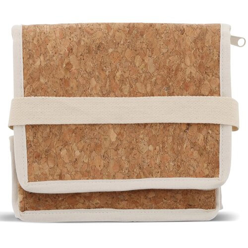 Koeltas kurk vierkant 22x18x18cm natuur