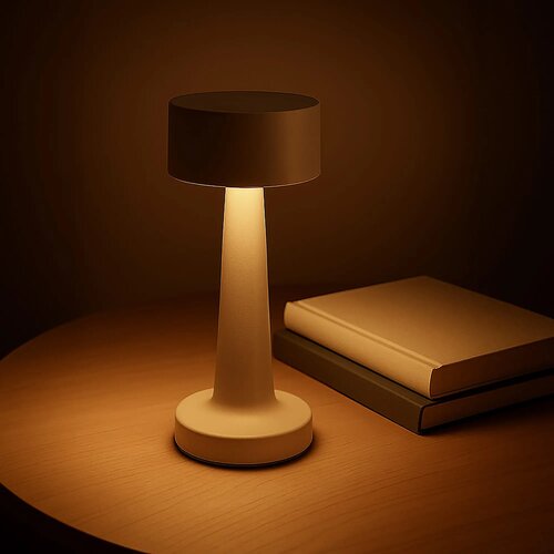 Lumo Tafellamp met 3 Lichtstanden en Dimbaar beige
