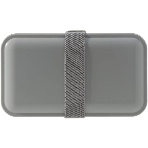 Lunchbox Bento met bestek 1250ml grijs / wit