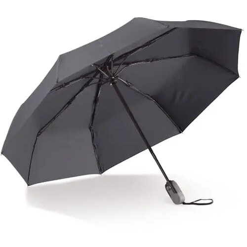 Luxe opvouwbare paraplu 22” auto open/auto sluiten zwart