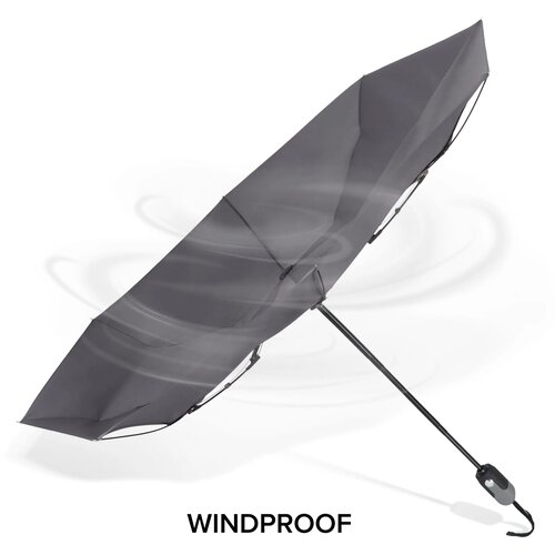 Luxe opvouwbare paraplu 22” auto open/auto sluiten zwart
