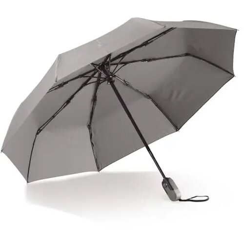 Luxe opvouwbare paraplu 22” auto open/auto sluiten grijs