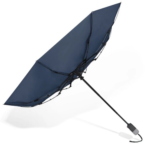 Luxe opvouwbare paraplu 22” auto open/auto sluiten donkerblauw