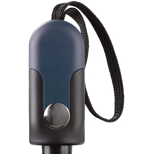 Luxe opvouwbare paraplu 22” auto open/auto sluiten donkerblauw