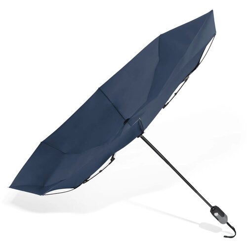 Luxe opvouwbare paraplu 22” auto open/auto sluiten donkerblauw