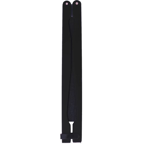 Mini opvouwbare handwaaier zwart