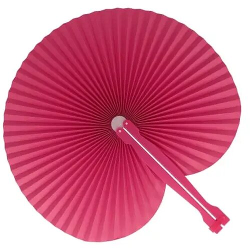 Mini opvouwbare handwaaier roze