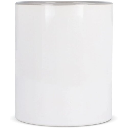 Mok subli Oslo gekleurde binnenkant &amp; handvat 300ml wit / grijs