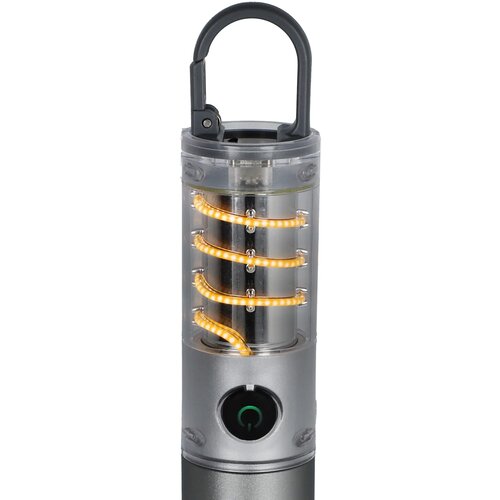 Multifunctionele zaklamp van gerecycled materiaal zilver