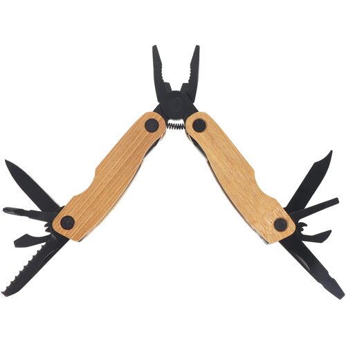 Multitool Bamboe 12 functies zwart