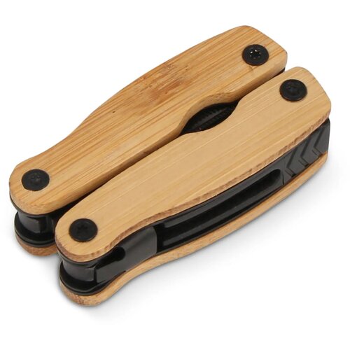 Multitool Bamboe 12 functies zwart