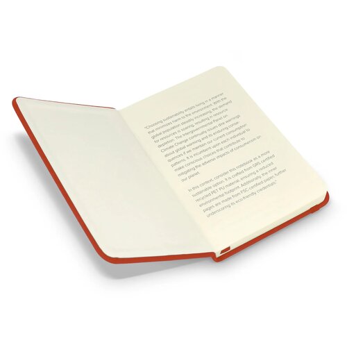 Notebook R-PET/PU A6 rood