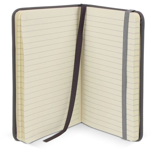 Notebook R-PET/PU A6 grijs