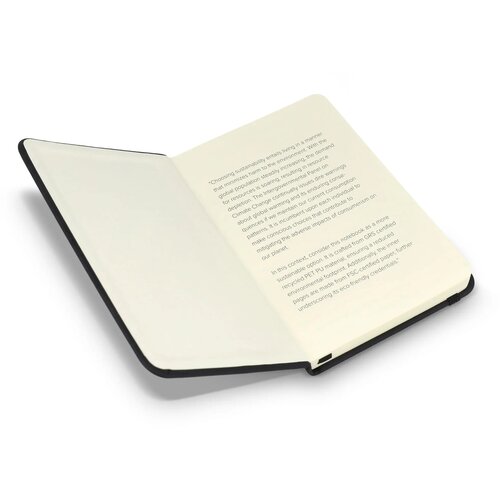 Notebook R-PET/PU A6 zwart