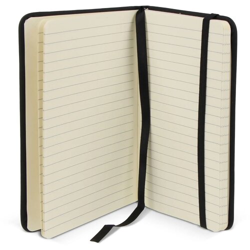 Notebook R-PET/PU A6 zwart