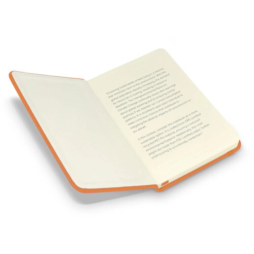 Notebook R-PET/PU A6 oranje