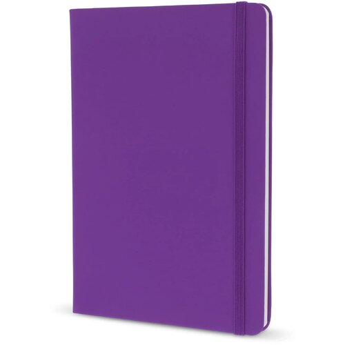 Notitieboek A5 PU met puntraster pagina's paars