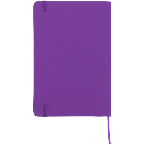 Notitieboek A5 PU met puntraster pagina's paars