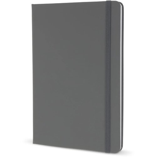 Notitieboek A5 PU met puntraster pagina's licht grijs