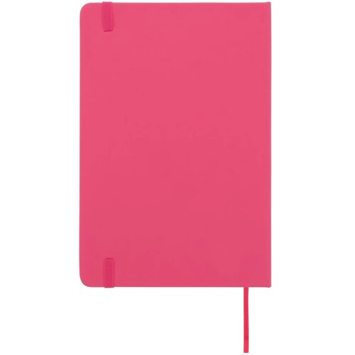 Notitieboek A5 PU met puntraster pagina's roze