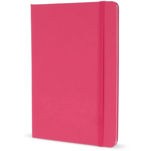 Notitieboek A5 PU met puntraster pagina's roze