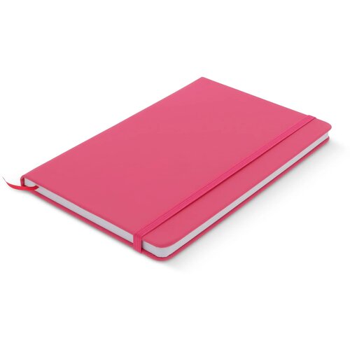 Notitieboek A5 PU met puntraster pagina's roze