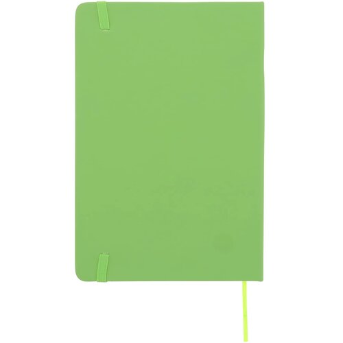 Notitieboek A5 PU met puntraster pagina's lichtgroen