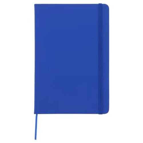 Notitieboek A5 PU met puntraster pagina's blauw