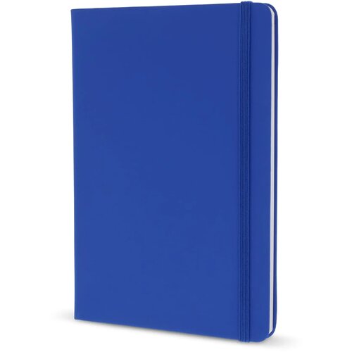 Notitieboek A5 PU met puntraster pagina's blauw