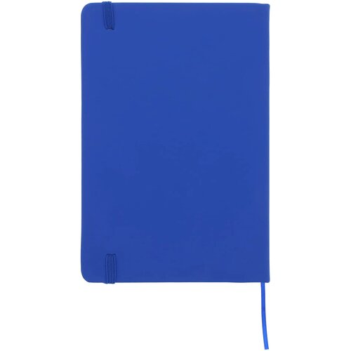 Notitieboek A5 PU met puntraster pagina's blauw