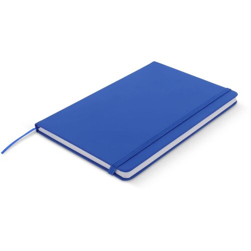Notitieboek A5 PU met puntraster pagina's blauw