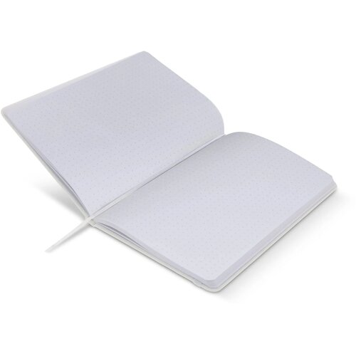 Notitieboek A5 PU met puntraster pagina's wit