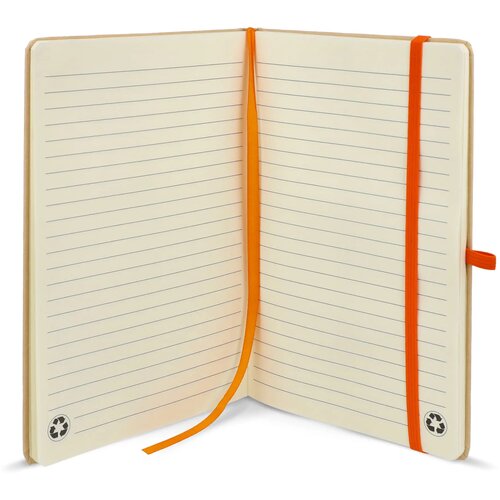 Notitieboek Kraftpapier A5 oranje