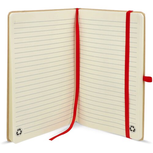 Notitieboek Kraftpapier A5 rood