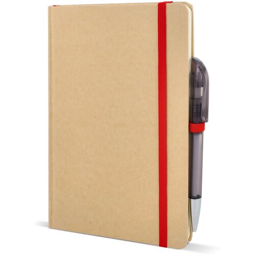 Notitieboek Kraftpapier A5 rood