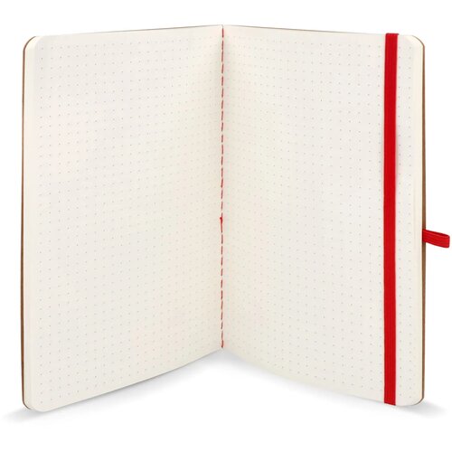 Notitieboek met zachte kaft Kraftpapier A5 rood