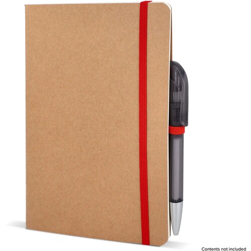 Notitieboek met zachte kaft Kraftpapier A5 rood